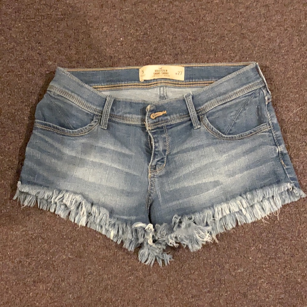 Hollister fringe shorts